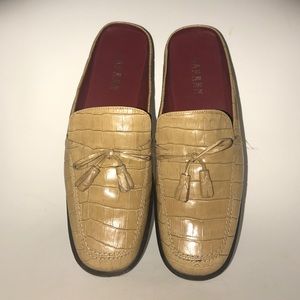 Lisette by Ralph Lauren Leather Mules
